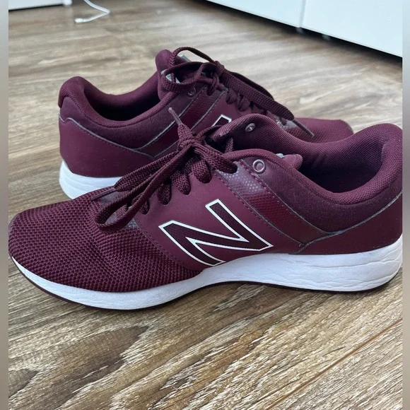 New Balance 24 burgundy sneakers - Picture 3 of 8